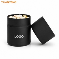 Boîte en aluminium mate en forme de capsule OEM, conteneur métallique personnalisé pour l'emballage de vitamines, de pilules et de poudres végétales
