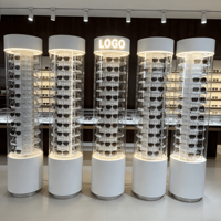 Présentoir rotatif pour lunettes, support de sol pour lunettes de soleil, présentoir de lunettes pour magasin d'optique