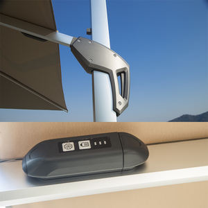 Glamping moderno comercial de lujo hotel al aire libre paraguas jardín sombrilla <span class=keywords><strong>patio</strong></span> sombrillas a prueba de viento al aire libre sombrilla con luz LED - Product Image 3