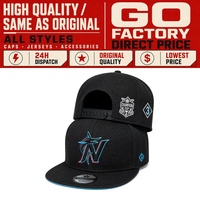 Gorra de Béisbol Clásica 2025 New Era Original para Hombre, Gorra Ajustada de 6 Paneles con Visera Plana Vintage, Gorra Snapback