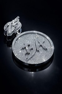 Colgante de Moissanita Personalizado Premium para Hombre, Plata 925, Estilo Iced Out, Joyería para Fiesta de Raperos, Gemas Elvora, Certificado IGI, 19 CTW - Product Image 2