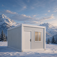 Conteneur pliable détachable de 20 pieds, facilement transportable, structure modulaire en acier semi-gérée, idéal pour bureau ou entrepôt simple