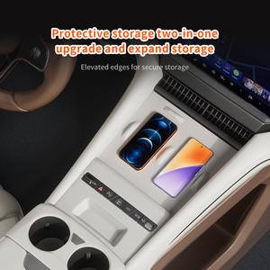 Automotive Center Console Mat For <b>Car</b> Center Console Liner Keep Console Clean For BYD Xia <b>Accessories</b> - Product Image 2