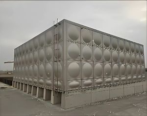 304 스테인리스 스틸 부식 방지 누수 방지 경량 물 저장 용접 탱크 (민방위 식수용) - Product Image 4