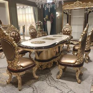 غرفة معيشة فاخرة في المنزل بنحت خشبي متين على الطراز الأوروبي - Product Image 6