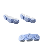 Clavier électronique personnalisé en caoutchouc de silicone avec boutons conducteurs étanches pour la coupe de service de traitement