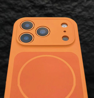 Casing Ponsel Silikon Cair Untuk IPhone 17 Pro Max 17 Air Akrilik Pengisian Daya Nirkabel Pelindung Anti Benturan