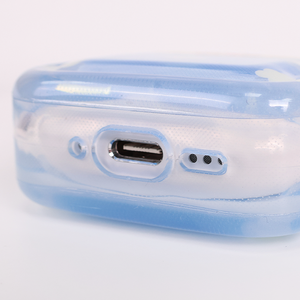 Estuche Personalizado para Auriculares, Funda Protectora Transparente con Llavero para <span class=keywords><strong>AirPods</strong></span> Pro 1 2 3, Regalo Personalizable para Ella y Él - Product Image 4