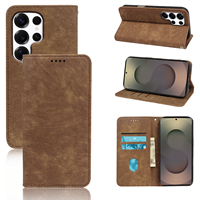 Étui portefeuille magnétique en cuir PU pour téléphone portable Samsung S26 S25 S24 S23 FE S26 S25 S23 S22 Plus S26 S25 S24 Ultra