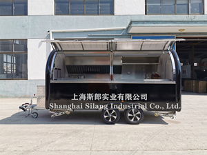 <span class=keywords><strong>Carro</strong></span> de comida de Shanghai silang, <span class=keywords><strong>precio</strong></span> de fábrica, kiosko, camión de comida, remolque móvil - Product Image 3