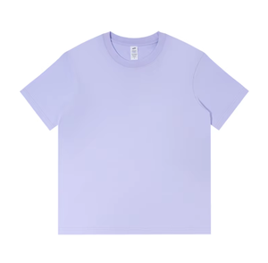 Dropshipping T-shirts coupe ajustée pour hommes Style unisexe personnalisé avec coupe surdimensionnée à manches courtes Options de taille Plus Jersey uni vierge - Product Image 4