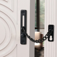 Loquet de sécurité antivol en acier inoxydable 304 pour porte, verrou de porte d'hôtel, loquet épaissi sans perçage, modèle FDL