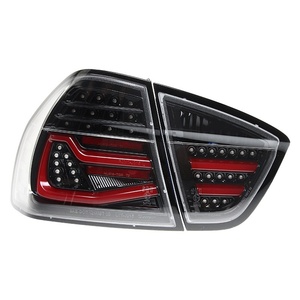 05-08 3 Series E90 LED Tail Light Assembly New 12V <b>Red</b> Lens Yellow Driving Turn Signal ABS <b>Material</b> for 320I 325 E90 Tail Light - Product Image 1