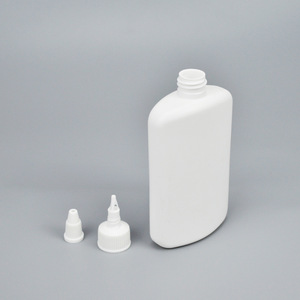 Botella de pegamento plana de 150 ml con boquilla puntiaguda y tapa de rosca, frasco rectangular de plástico para pintura, revestimiento, extrusión y embalaje. - Product Image 2