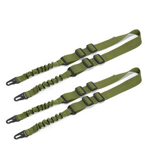 Тактический 2-точечный Эластичный банджи-строп пистолет плечевой ремень пистолет слинг с металлической пряжкой крюк ремень пистолет веревка - Product Image 2