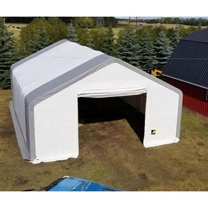 Carpa Industrial Resistente al Viento, Estructura de Doble Armazón, Tejido de PVC de Alta Resistencia, Plegable, Retráctil, Tipo Push-Pull, para Almacenamiento - Product Image 2