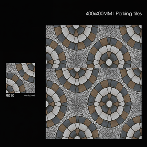 กระเบื้องปูพื้นเซรามิกสำหรับภายนอกอาคาร ทนทานต่อสภาพอากาศ ผิวด้าน ขนาด 40x40 ซม. 400x400 มม. เหมาะสำหรับทางเข้ารถ โรงรถ และพื้นที่ภายนอก - Product Image 1
