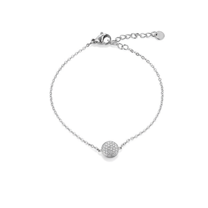 เอมี่ เอมี่ คริสตัล สร้อยข้อมือเงิน 925 ดีไซน์เรียบง่ายสำหรับผู้หญิงสวมใส่ทุกวัน - Product Image 3