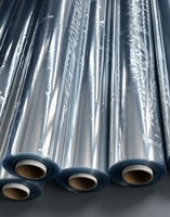 Film en PVC transparent flexible de 0,25 mm, film plastique transparent souple normal, couverture protectrice