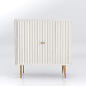 Buffet en bois moderne à 2 portes, écologique, gain de place, rangement, étagères amovibles, credenza pour salon, <span class=keywords><strong>salle</strong></span> à manger - Product Image 1