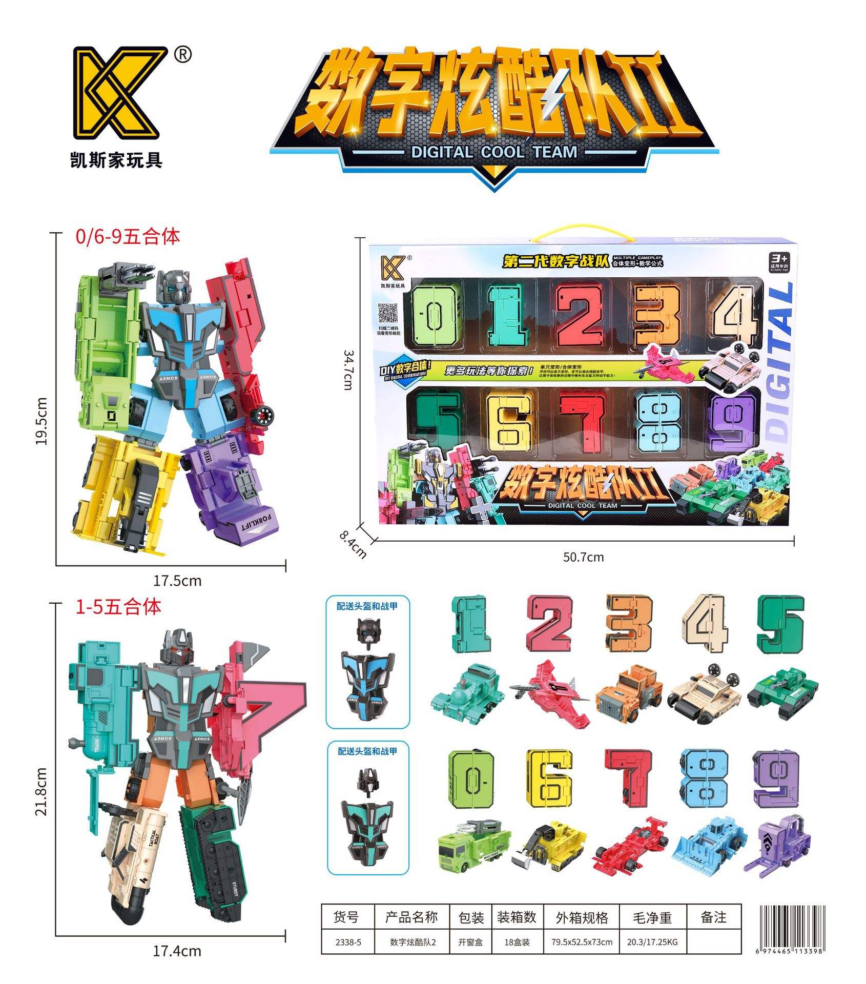 New small numbers [0-9]