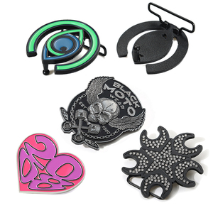 Fabricants chinois <span class=keywords><strong>d</strong></span>'émail doux Vente en gros de l'ouest <span class=keywords><strong>Boucle</strong></span>/boucles de ceinture avec logo personnalisé pour hommes en métal 3d pour ceintures - Product Image 2