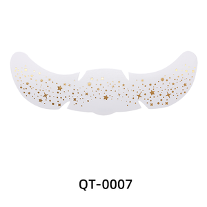 Autocollants de paillettes dorées argentées tendance, taches de rousseur nues, tatouage facial pour femmes, accessoires de maquillage pour la décoration artistique de performance - Product Image 2