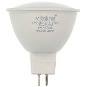 Vitone <b>Spot</b> <b>Led</b> Bulb 6W 2700K 12V AC DC MR16 GU5.3 Made In China - Product Image 1