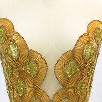 Applique en strass de cristal faite à la main à coudre, vente en gros pour la décoration de vêtements de mariage, de bal et de fête, WDP-663