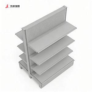 Scaffali Espositivi in Acciaio a Doppio Lato Jiushun per Supermercati, Scaffalature per Negozi al Dettaglio in Vendita - Product Image 2