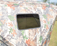 Tente de chasse transparente à sens unique, camouflage, pour 1 à 2 personnes, abri de chasse à perspective