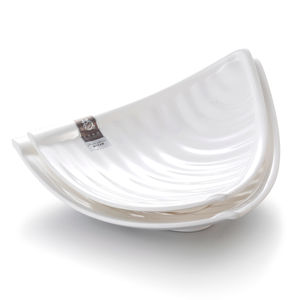 قوانغتشو المورد رخيصة الثمن الأبيض مطعم ميلامين مثلث طبق - Product Image 1