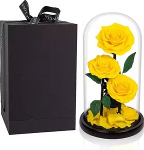Rosa Eterna en Cúpula de Cristal con Luces LED, Regalos para el Día de la Madre, Navidad, Día del Maestro, Recuerdos de Boda, Artículos para Fiestas - Product Image 2