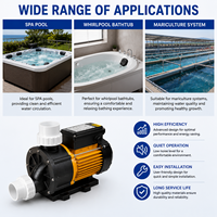 LX 1,5 HP Bomba de circulación de spa eléctrica 60Hz Bomba de baño Whirlpool para piscina