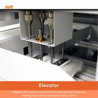 Distributeur automatique de nourriture chaude intelligent XY avec chauffage par micro-ondes, caméra de surveillance pour boîte à lunch bento, MDB CE