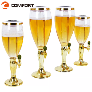 ナイトクラブバーレストランカスタムロゴ1.5L 2L 3LドリンクディスペンサープラスチックLedビールタワー - Product Image 6