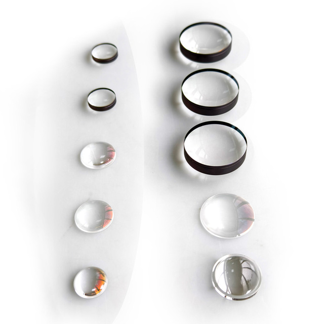 LEDEAST QRT-A Shaped Light Cob 20W 30W Optical Led Glass Lens 20mm 22mm 25mm Optical Focusing Lenses