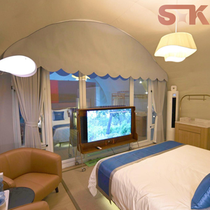 Hotel Móvil de Lujo, Cabaña Modular Prefabricada para Resort al Aire Libre, Spa, Jardín, Glamping, Estadía Vacacional con Puerta de Vidrio SXKON Glamp - Product Image 5