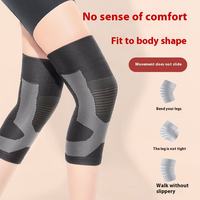 Manchon de compression pour jambe de haute qualité avec antidérapant pour le confort, idéal pour la course, le saut, les squats, l'entraînement en salle de sport et le CrossFit