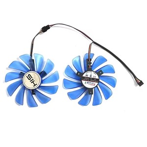 4PIN คูลเลอร์ GPU 580 DC 12V 0.45A 95มม. สำหรับ <span class=keywords><strong>RX580</strong></span>ของเขา QX2น้ำแข็ง580 <span class=keywords><strong>OC</strong></span> 4GB/เทอร์โบ<span class=keywords><strong>8GB</strong></span> กราฟิกการ์ดระบายความร้อน - Product Image 3