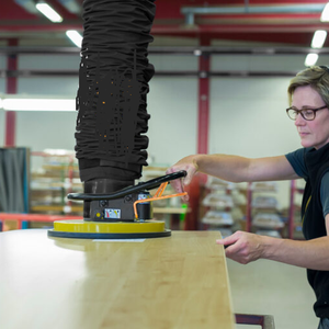 Machine cnc routeur bois contreplaqué Composite porte panneau, tube de levage sous vide avec titrage à 90 degrés - Product Image 4