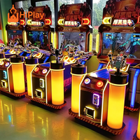 HiPlay Factory 2P Gatling Gun Shooting Arcade Simulator Coin Operated Game for FEC Mall Amusement Park