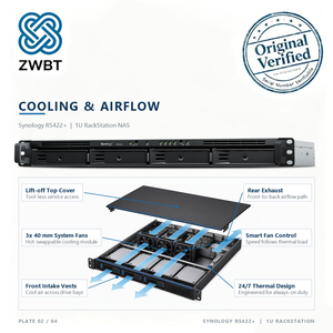 <span class=keywords><strong>Synology</strong></span> RS422+ NAS Empresarial, Nuevo Almacenamiento en la Nube Privada con Funciones de Red, DiskStation sin Discos - Product Image 4