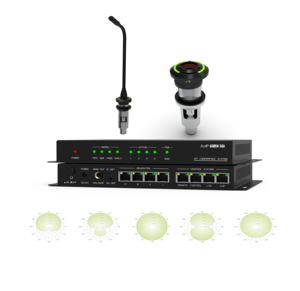 Âm Thanh Phổ Biến Dante Có Dây Cổ Ngỗng Microphone Bảng-Nhúng Hệ Thống Hội Nghị Với Hiệu Suất Micro Tuyệt Vời - Product Image 2