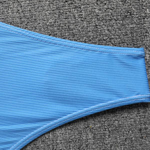 Bañador personalizado <span class=keywords><strong>de</strong></span> corte alto para mujer, traje <span class=keywords><strong>de</strong></span> baño <span class=keywords><strong>de</strong></span> una pieza con estampado <span class=keywords><strong>de</strong></span> logotipo - Product Image 5