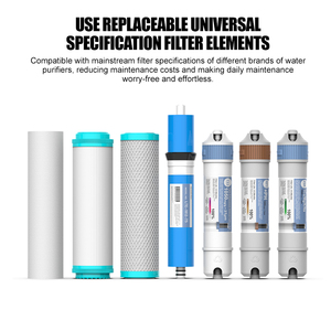 Filtre à <span class=keywords><strong>eau</strong></span> <span class=keywords><strong>alcaline</strong></span> RO 7 étapes 75 GPD sans réservoir avec auto-nettoyage pour hôtels et usage extérieur - Certifié FCC RoHS CE Personnalisé - Product Image 3