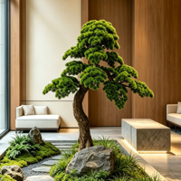 Sapins artificiels en gros, faux sapins de 2m/2,5m, feuilles réalistes et écologiques pour la décoration intérieure et commerciale