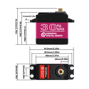 Dsservo 30kg 180 Grados Engranaje Metálico Impermeable con Bocina de 25T para Coche RC Traxxas y Dron - Product Image 4