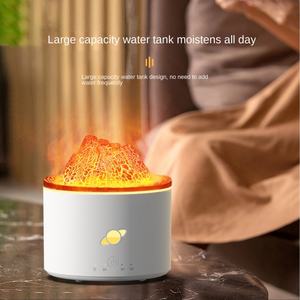 Difusor Humidificador Volcán de Llama, Difusor de Aroma de Aceites Esenciales Colorido para el Hogar, Humidificador Ultrasónico de 250 ml con Aromaterapia - Product Image 4