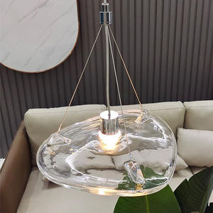 Современная Роскошная художественная декоративная светодиодная хрустальная люстра Подвесная лампа в форме манты-луча - Product Image 2